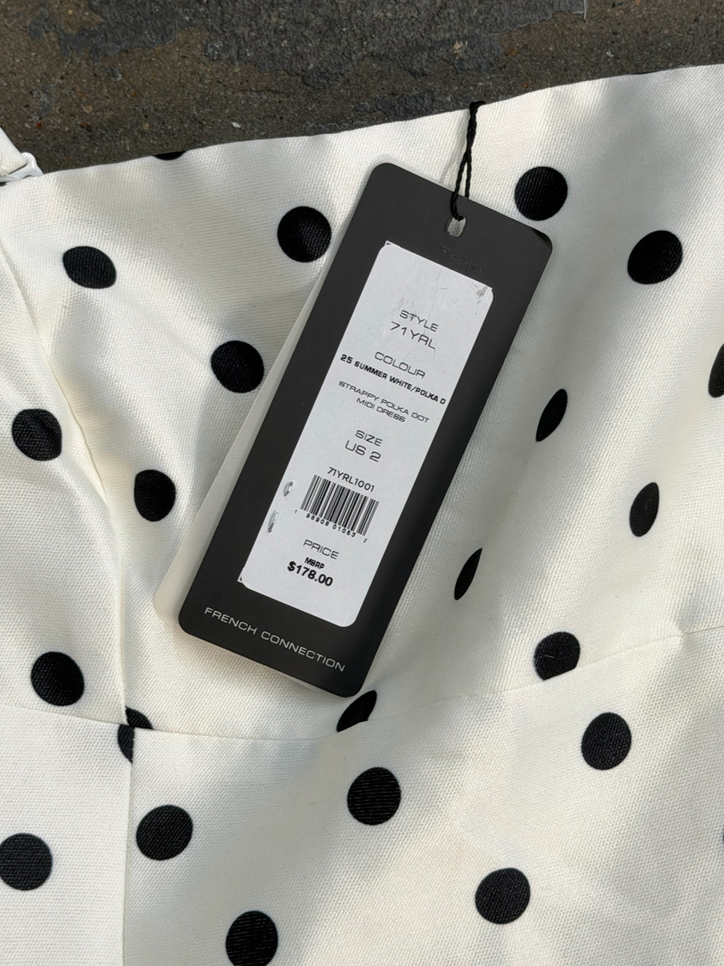 French Connection Size 2 Blue Dress