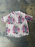 Chic Collection XL Printed Sheer Top