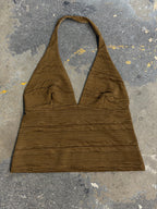 silence & noise Size XL Brown Top