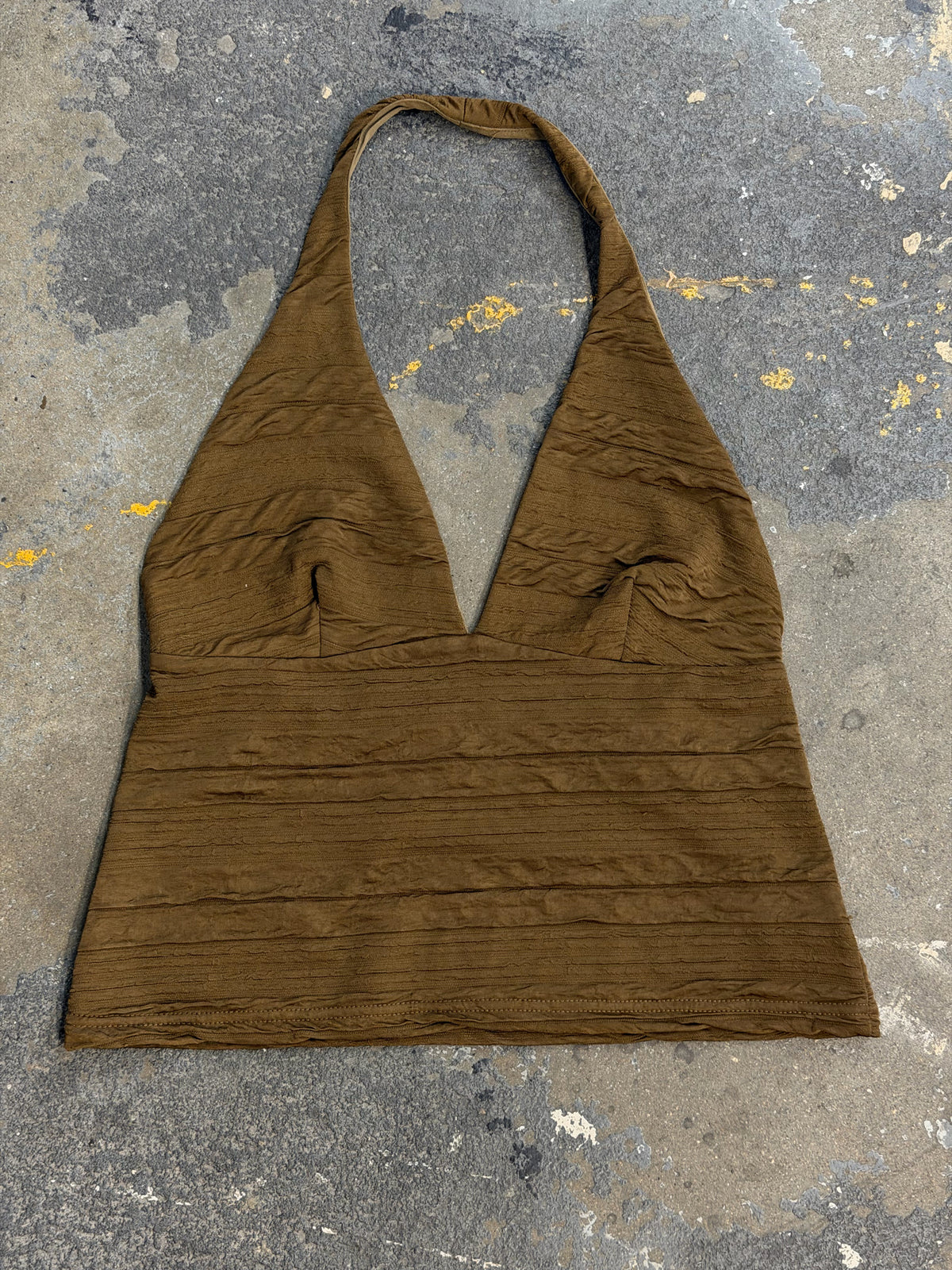 silence & noise Size XL Brown Top