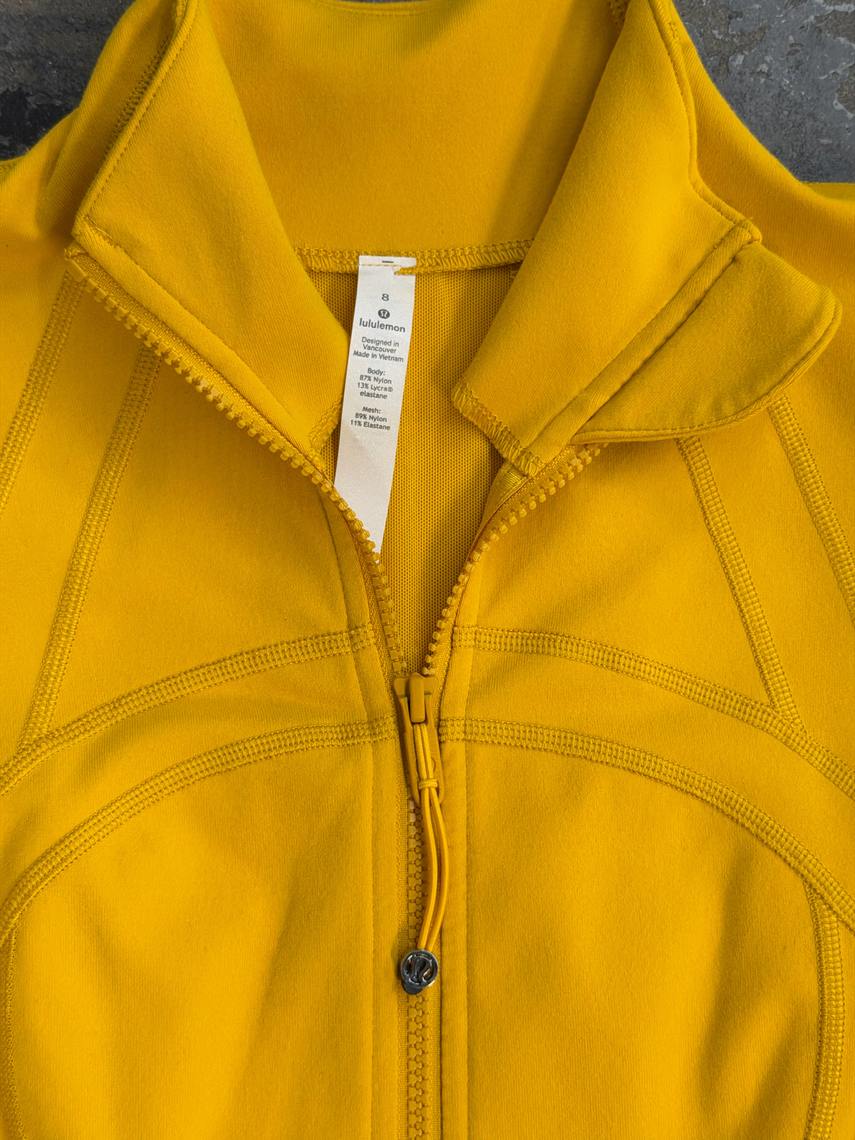 Lulu Size 8 Yellow Athletic Apparel
