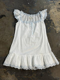 Aqua Small White Dress