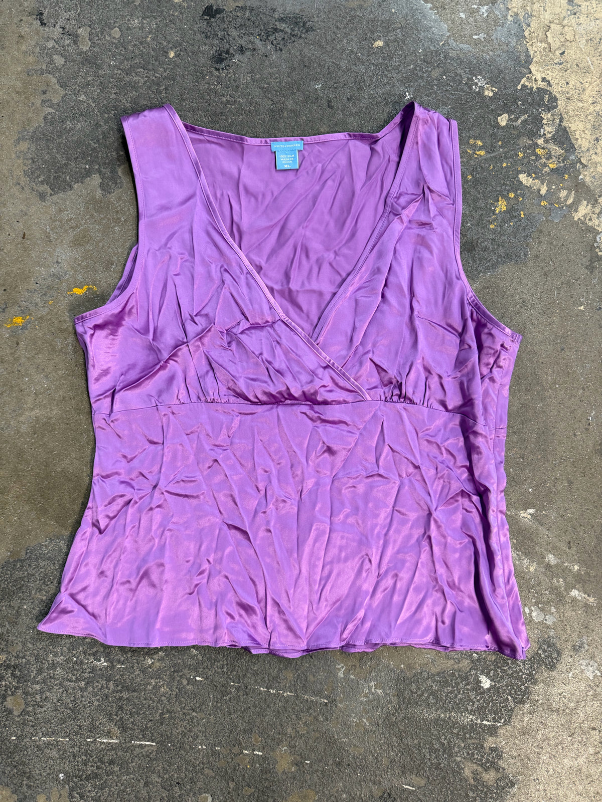 White & Warren XL Silky Top