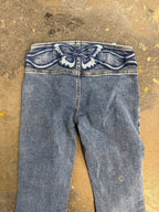 Pacsun Size 23 Denim Butterfly Jeans