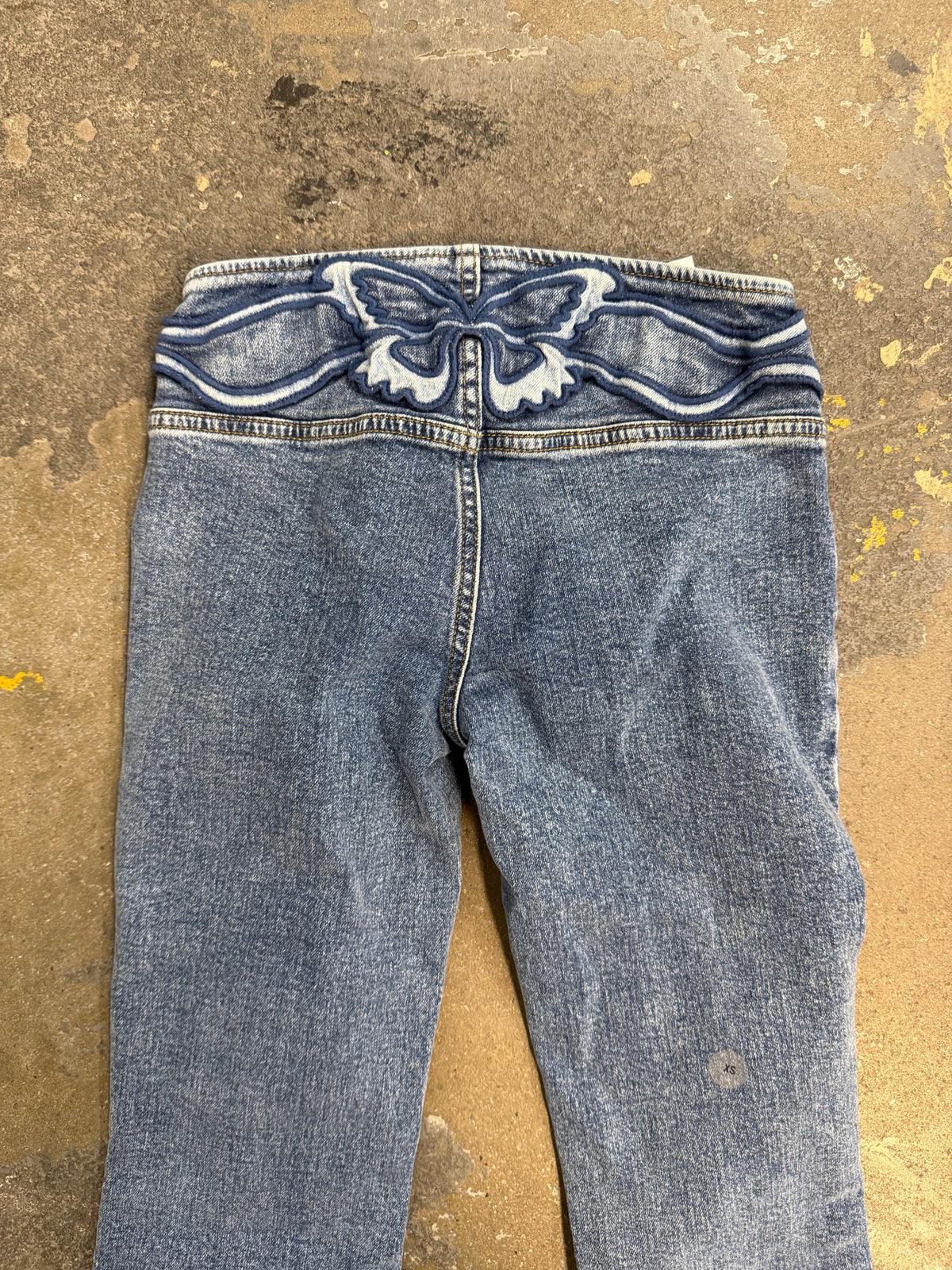 Pacsun Size 23 Denim Butterfly Jeans