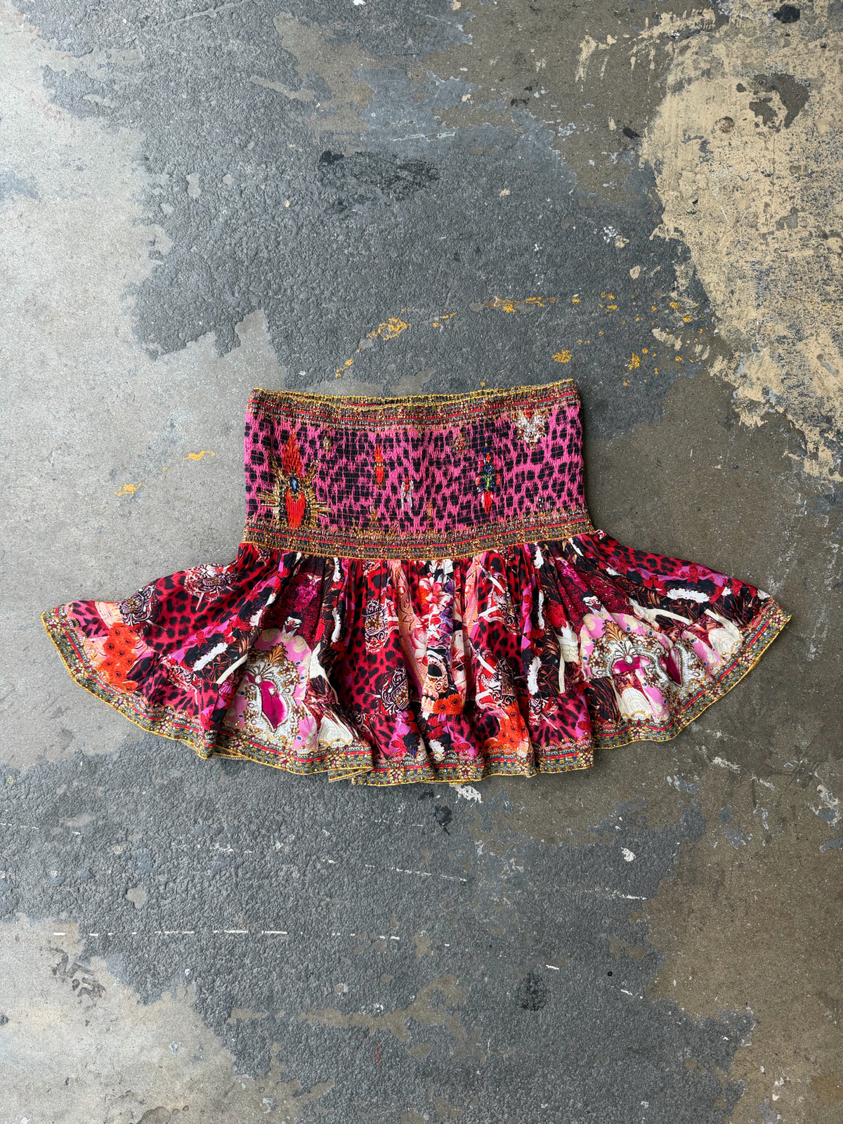 Camilla Small Print Mini Skirt