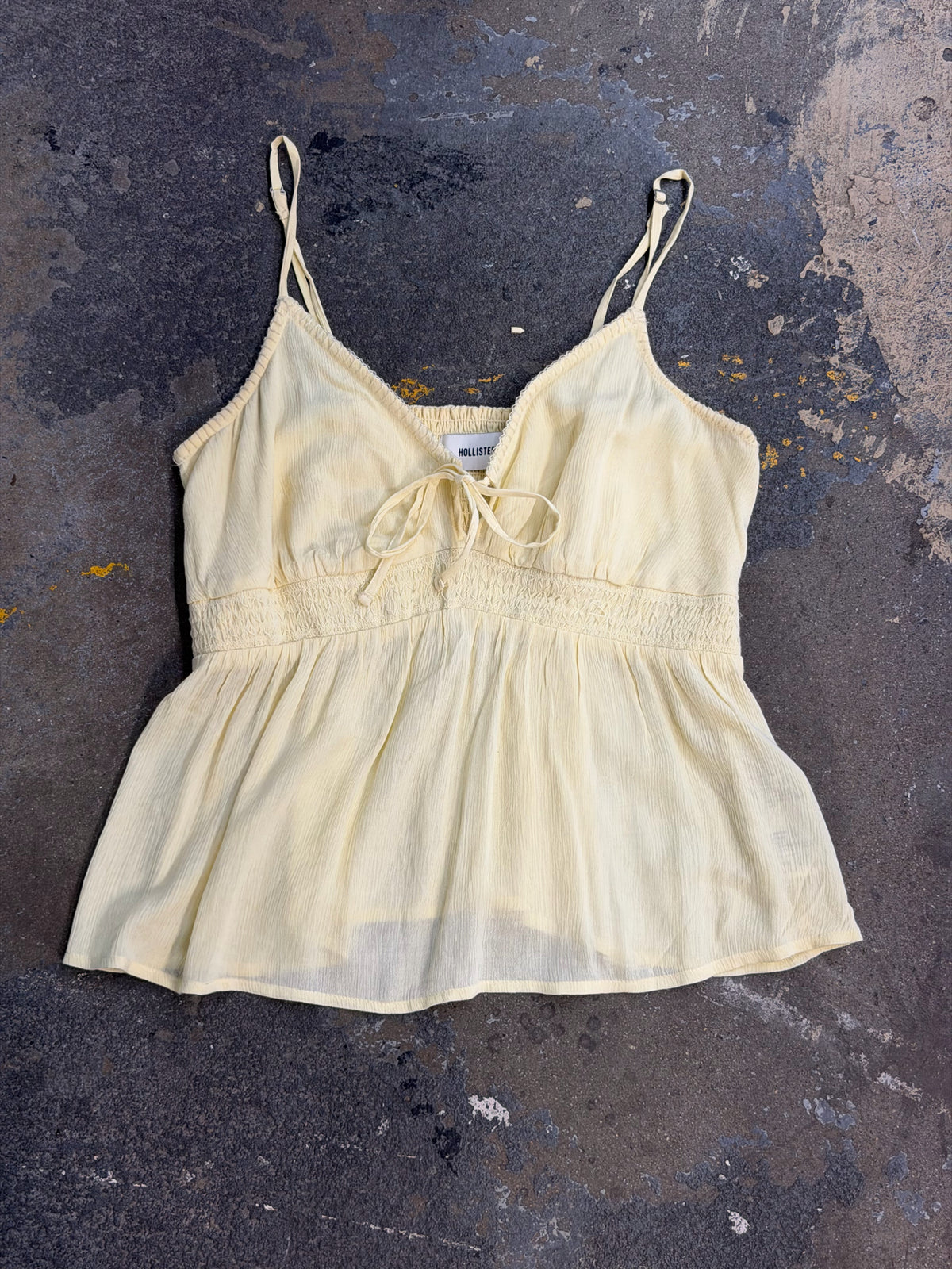 Hollister Large Yellow Top