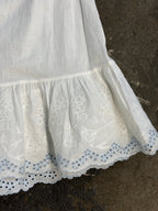 Aqua Small White Dress