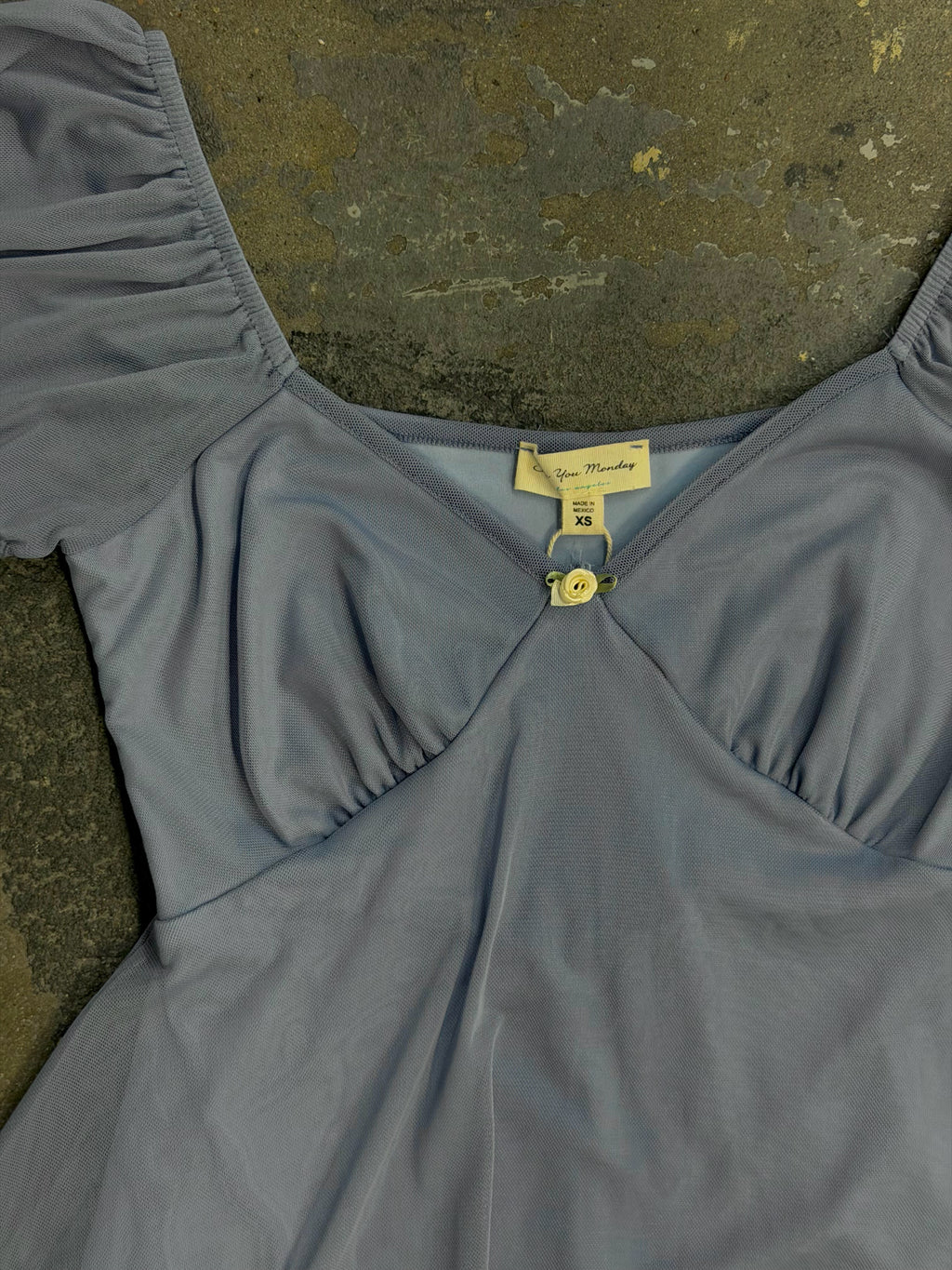 See you Monday Size XS Blue Dress
