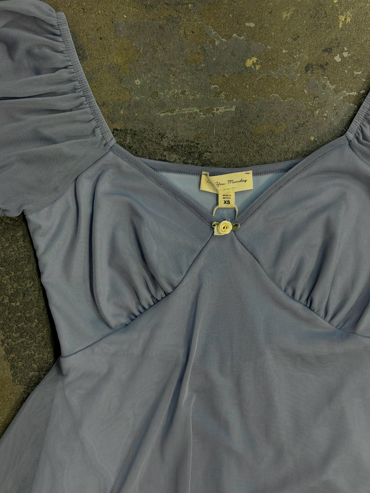 See you Monday Size XS Blue Dress