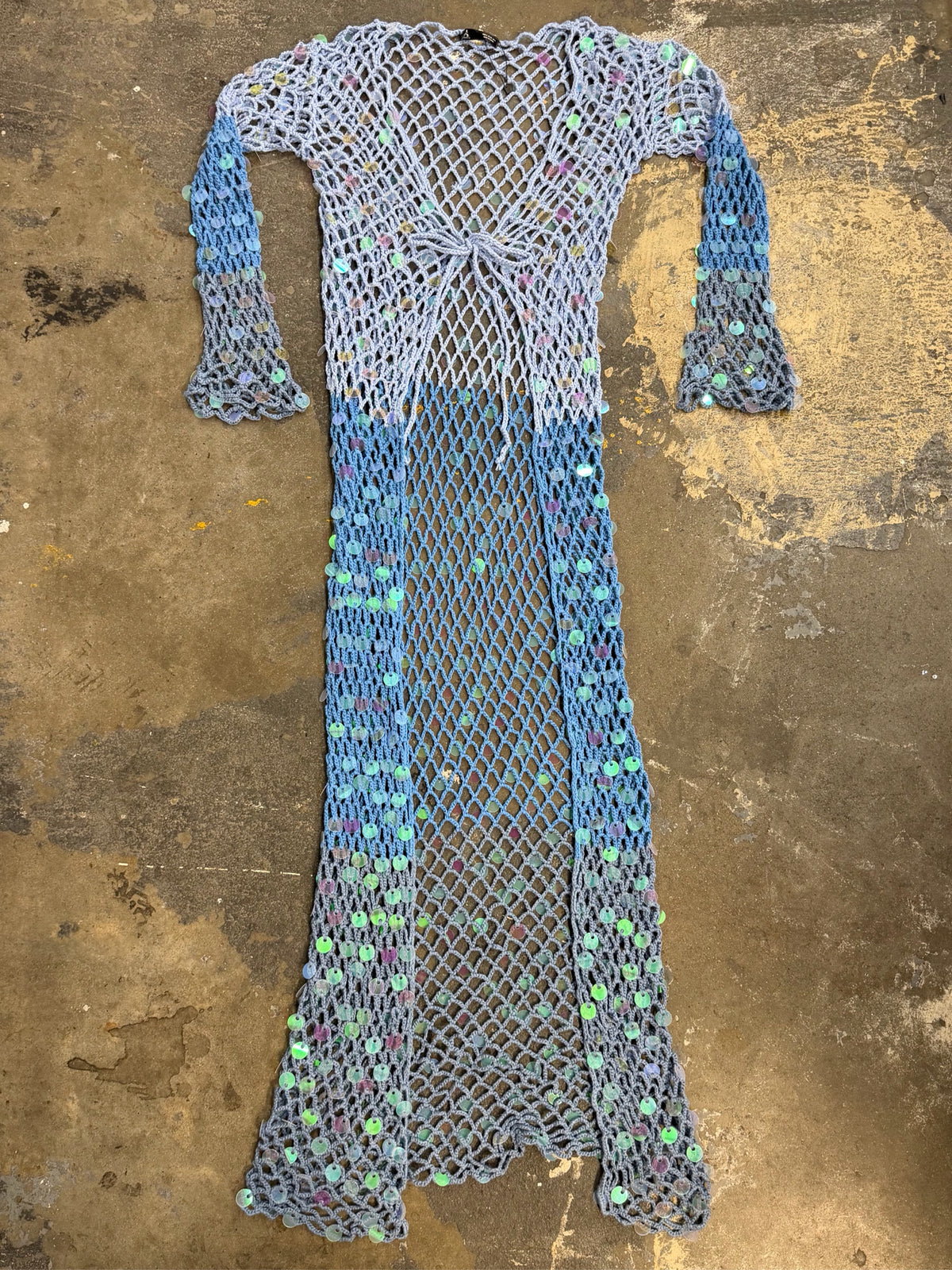 anewsta Small Knit Sequin Outerwear