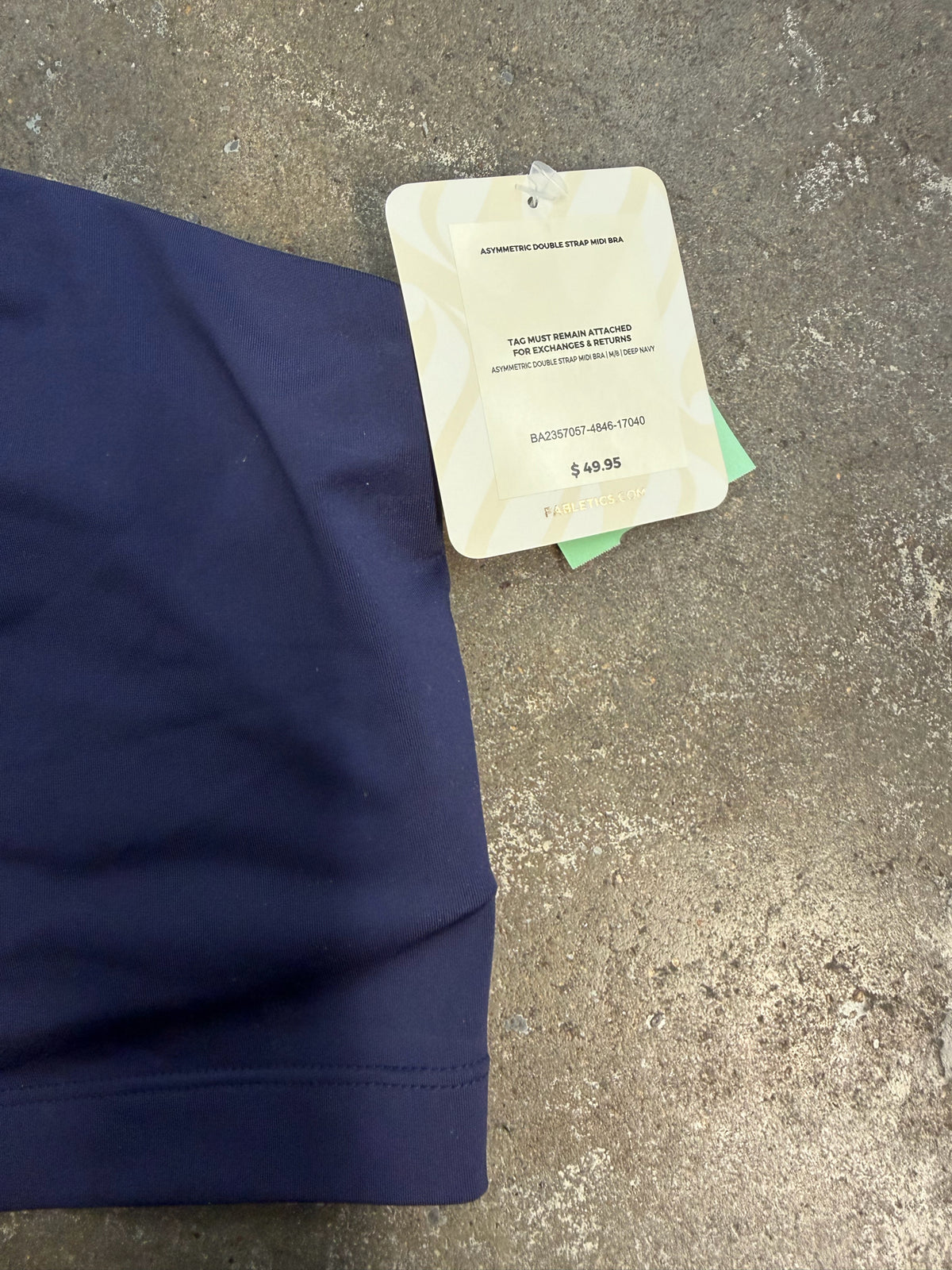 Fabletics Size Medium Navy Athletic Apparel