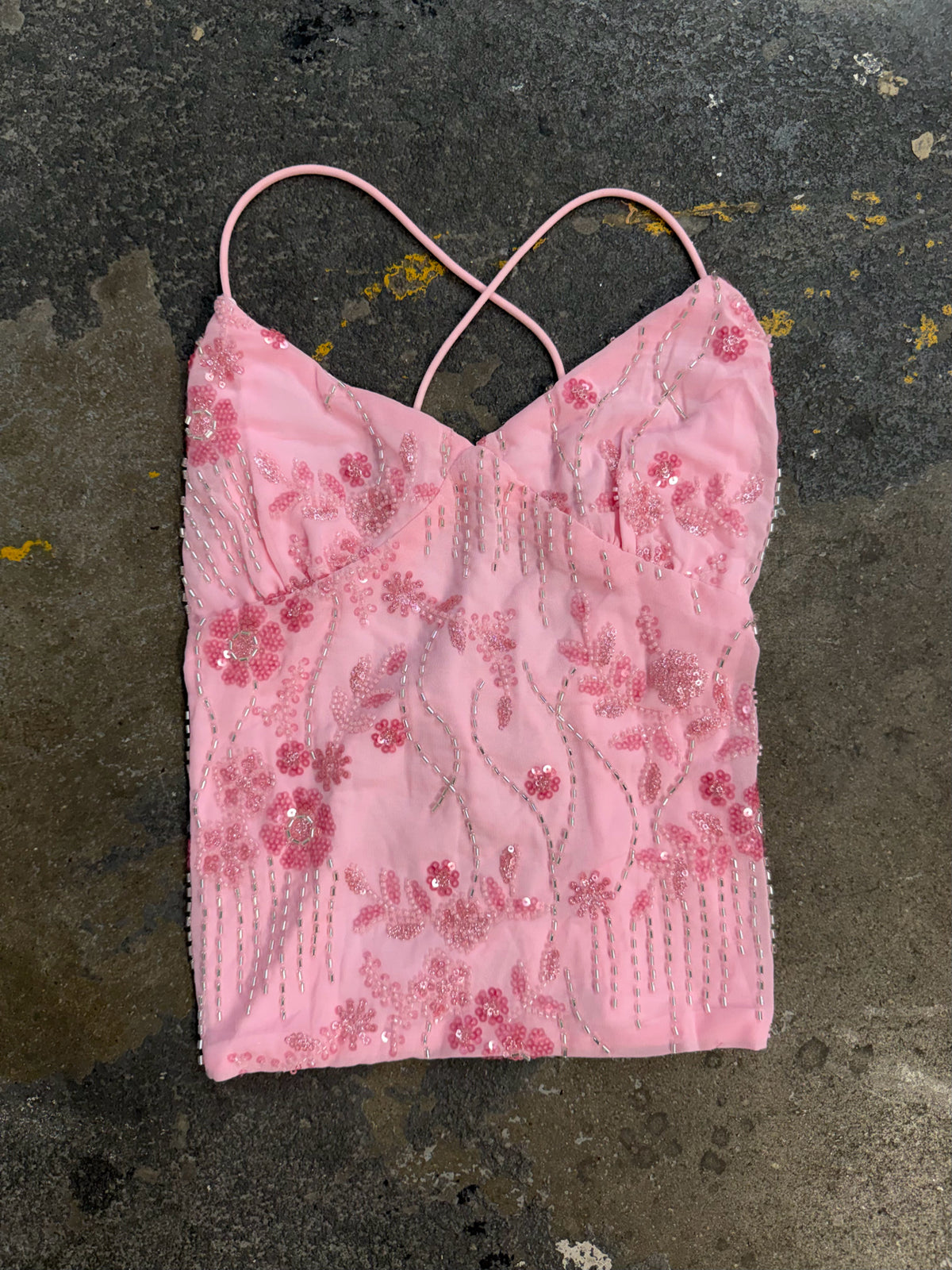 Large Embellished Beaded Top