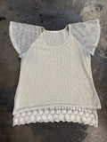 Indigo Soul Large Sheer Knit Top