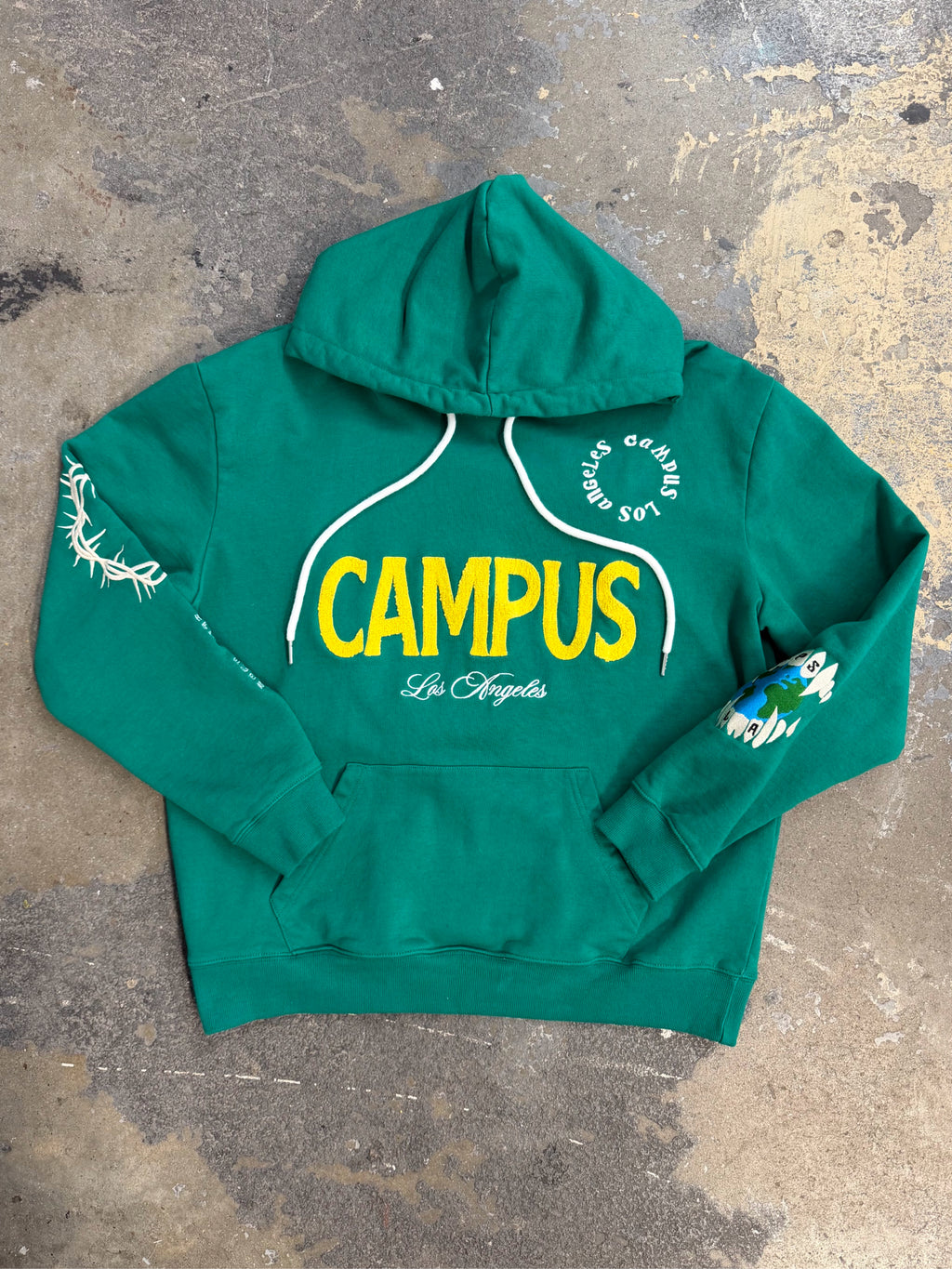 Campus XL Embroidered Graphic Hoodie