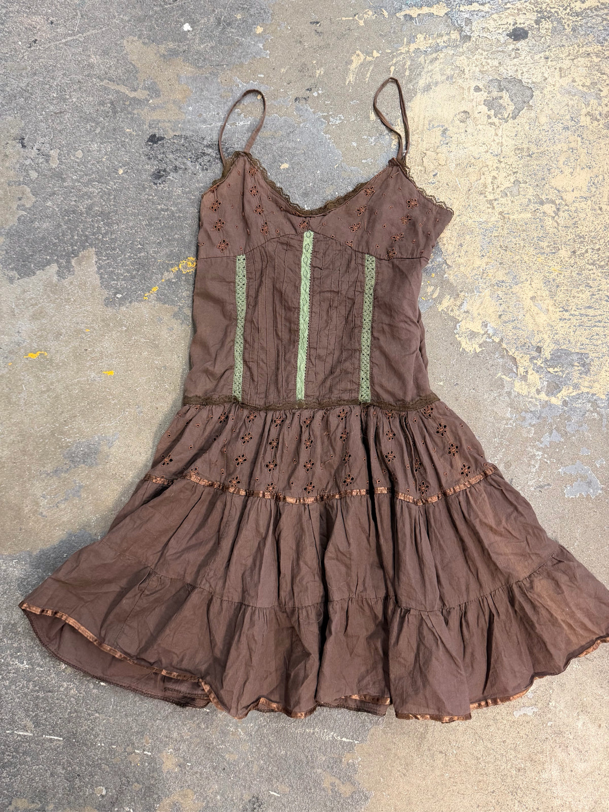 Paradise Size Small Brown Dress