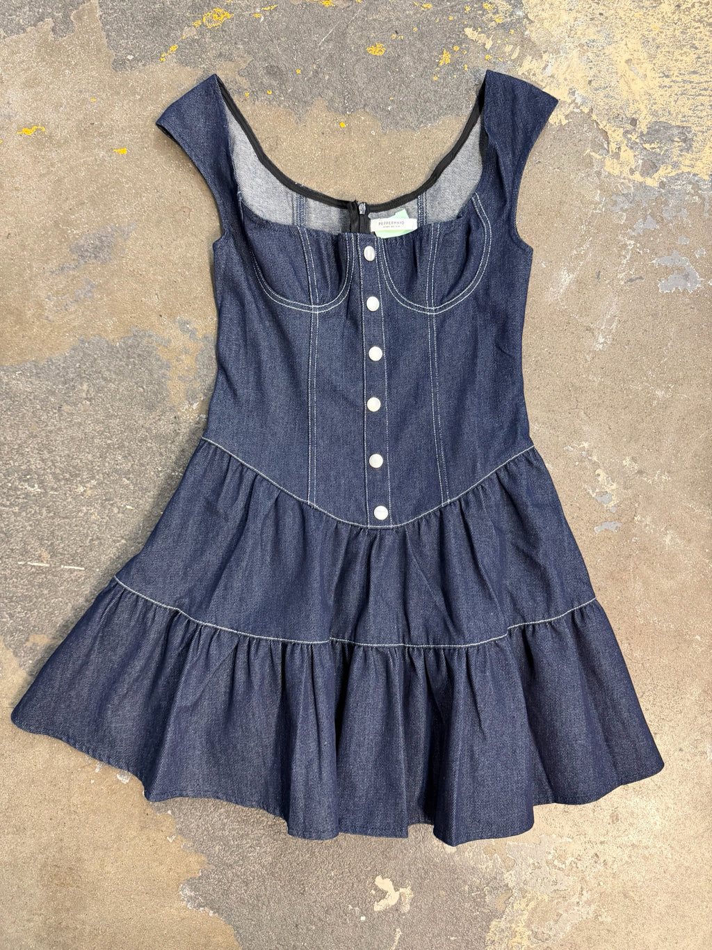 Pepper Mayo Size 2 Denim Dress
