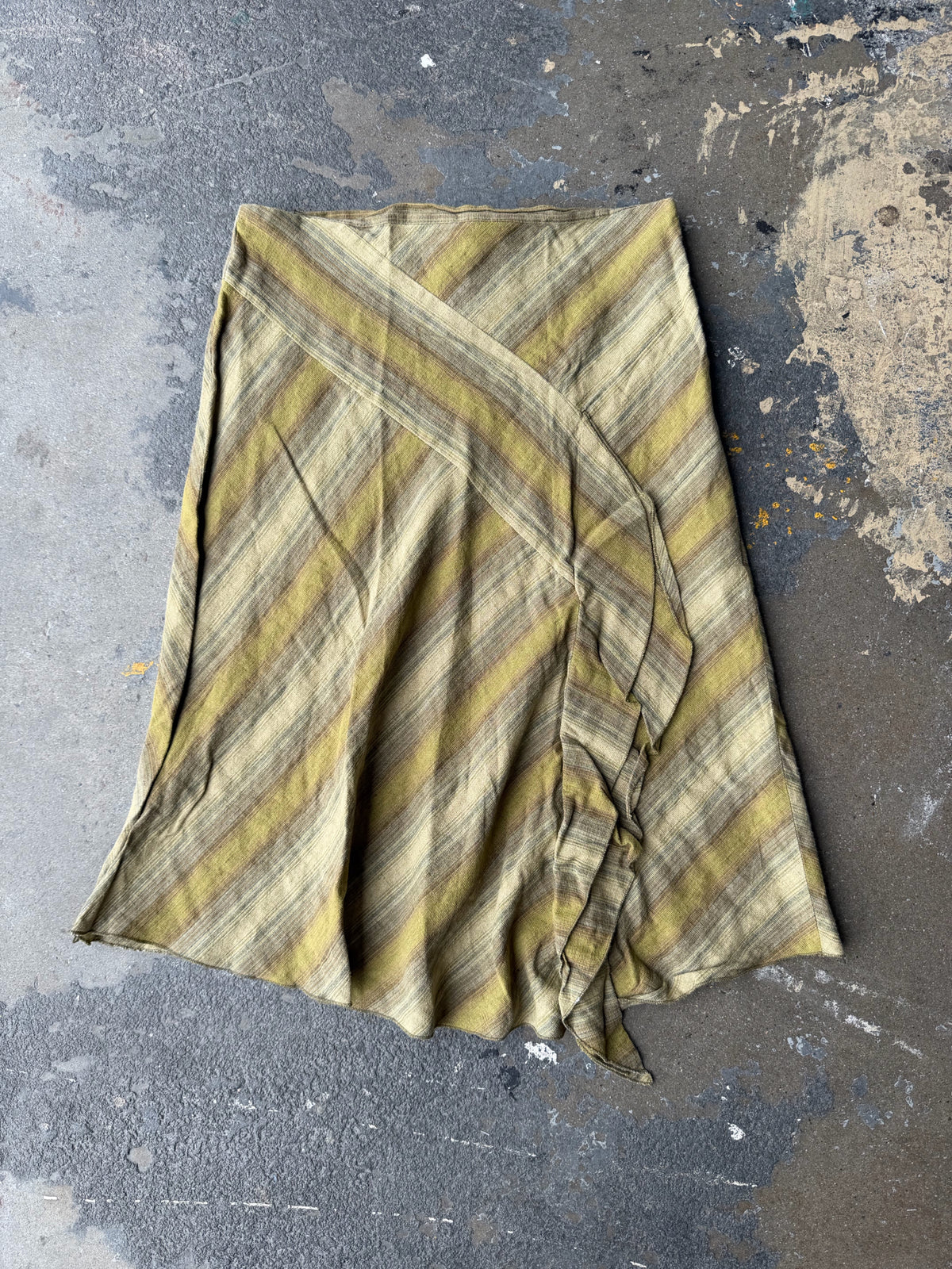 Zara Small Print Midi Skirt