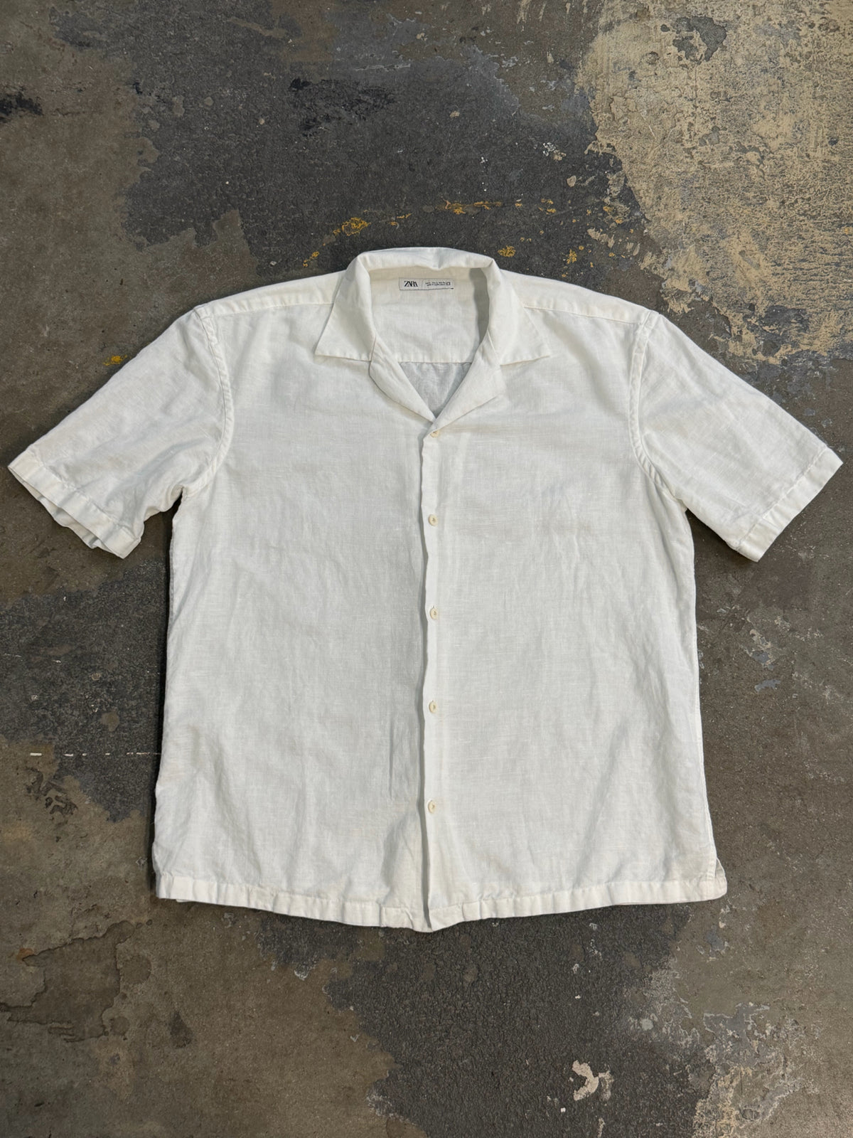 Zara Large White Shirt