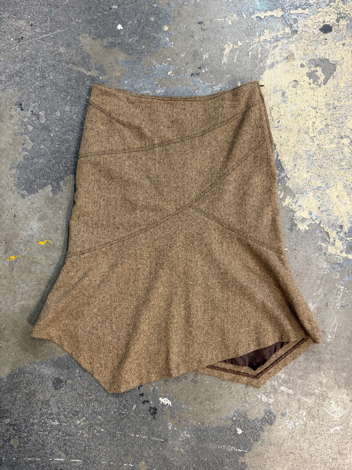 H&M Size 4 Asymmetrical Midi Skirt