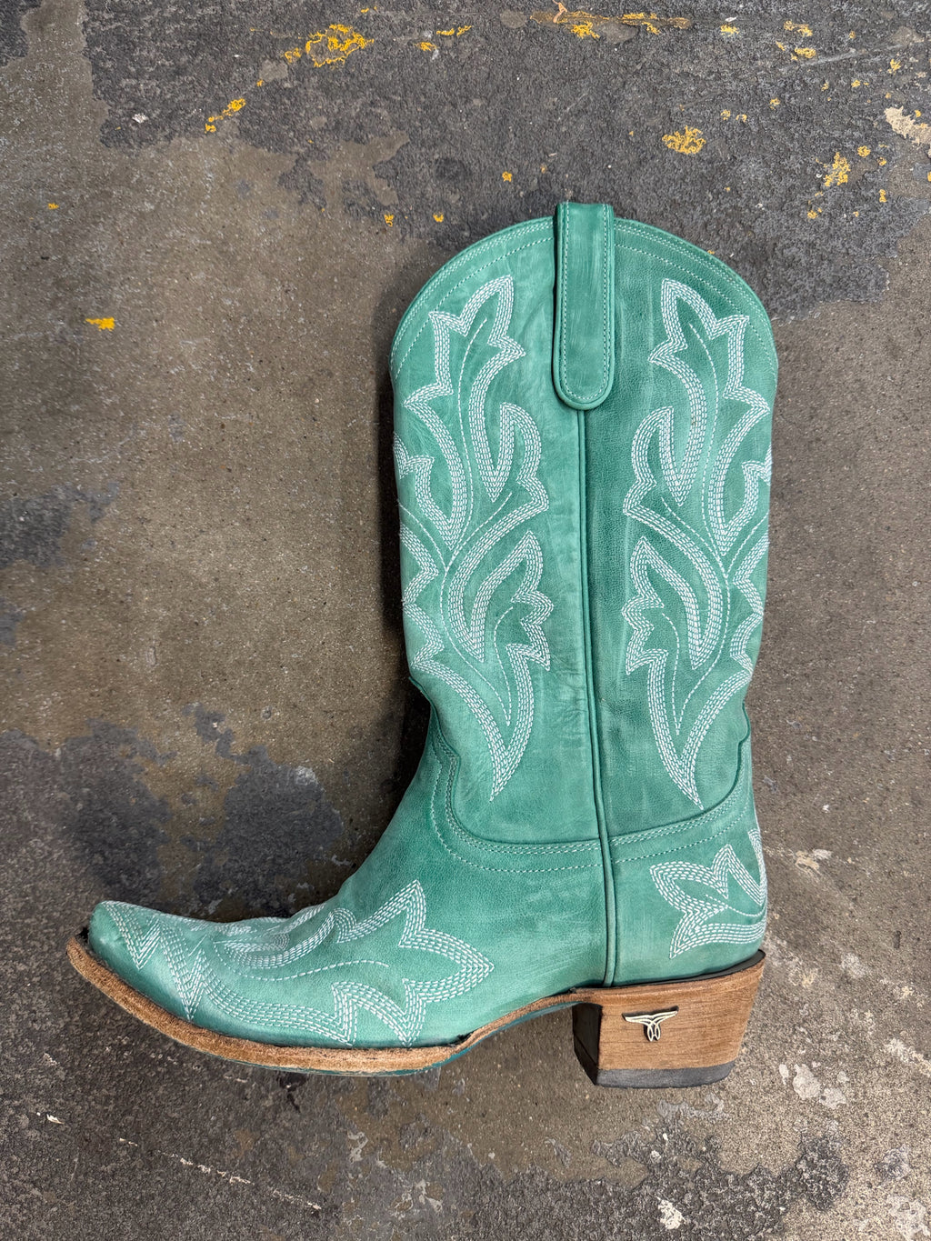 LANE Size 10 Saratoga Western Boots