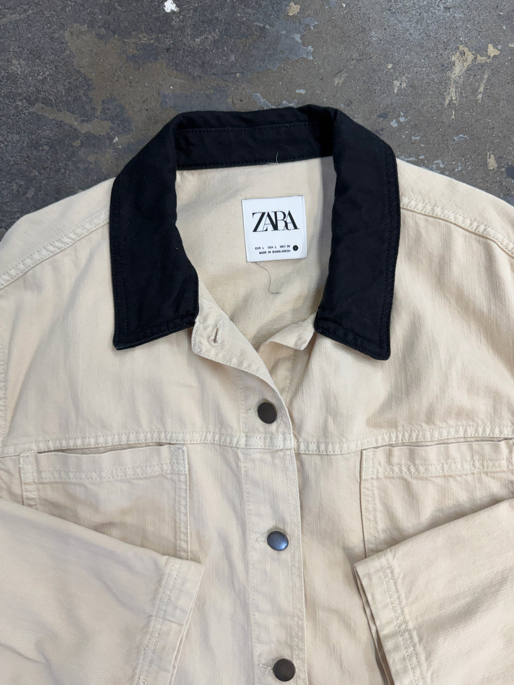 Zara Large Canvas Outerwear