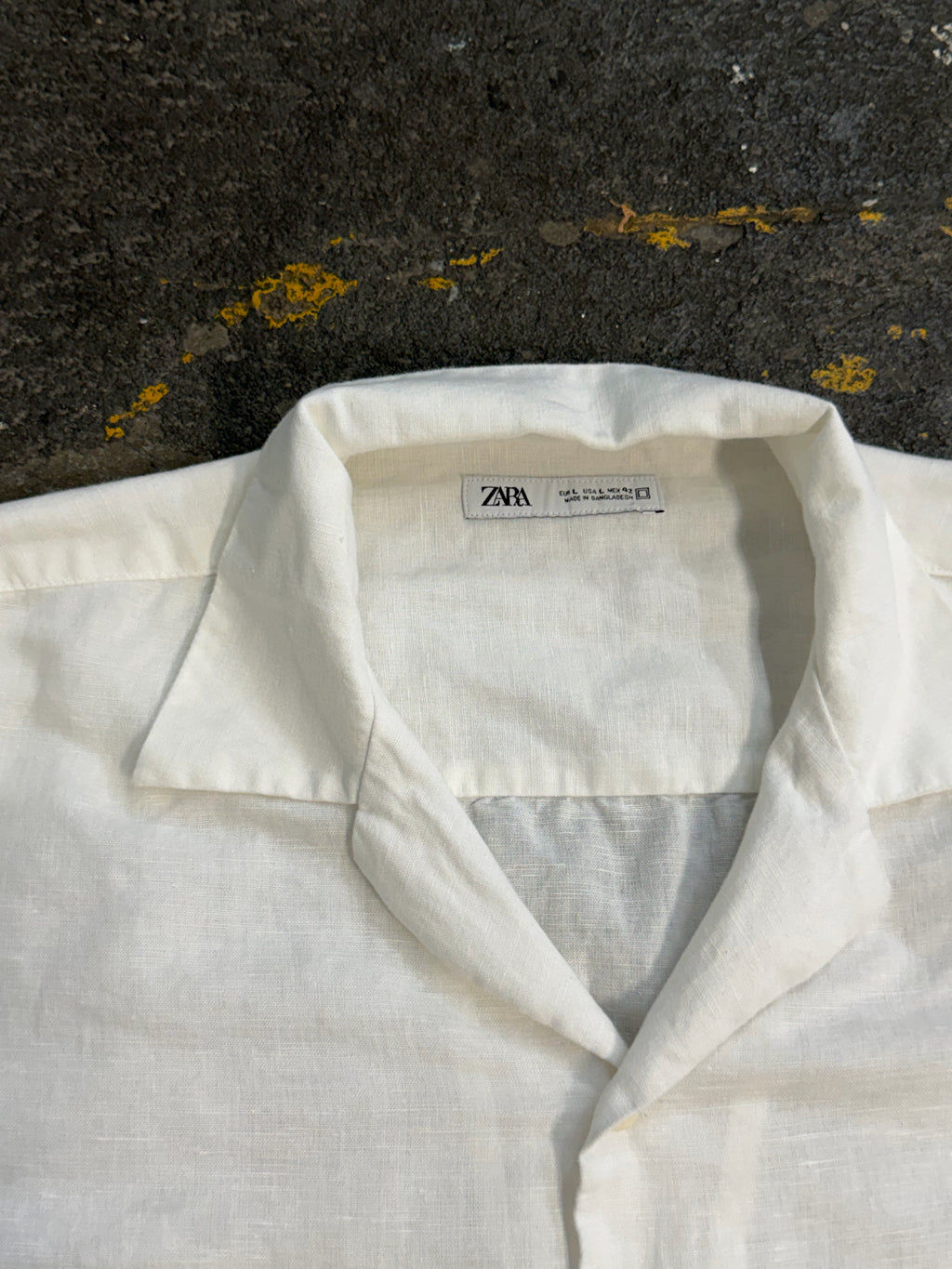 Zara Large White Shirt