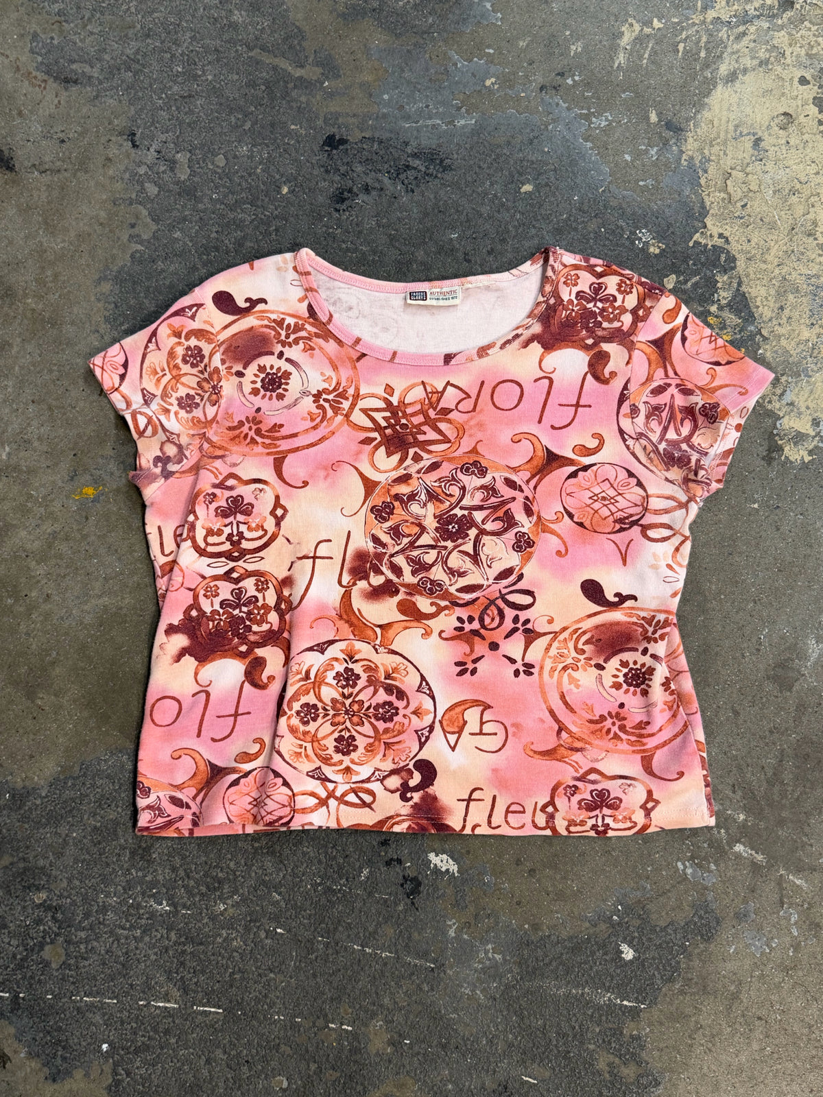 Faded Glory Size XL Pink Top