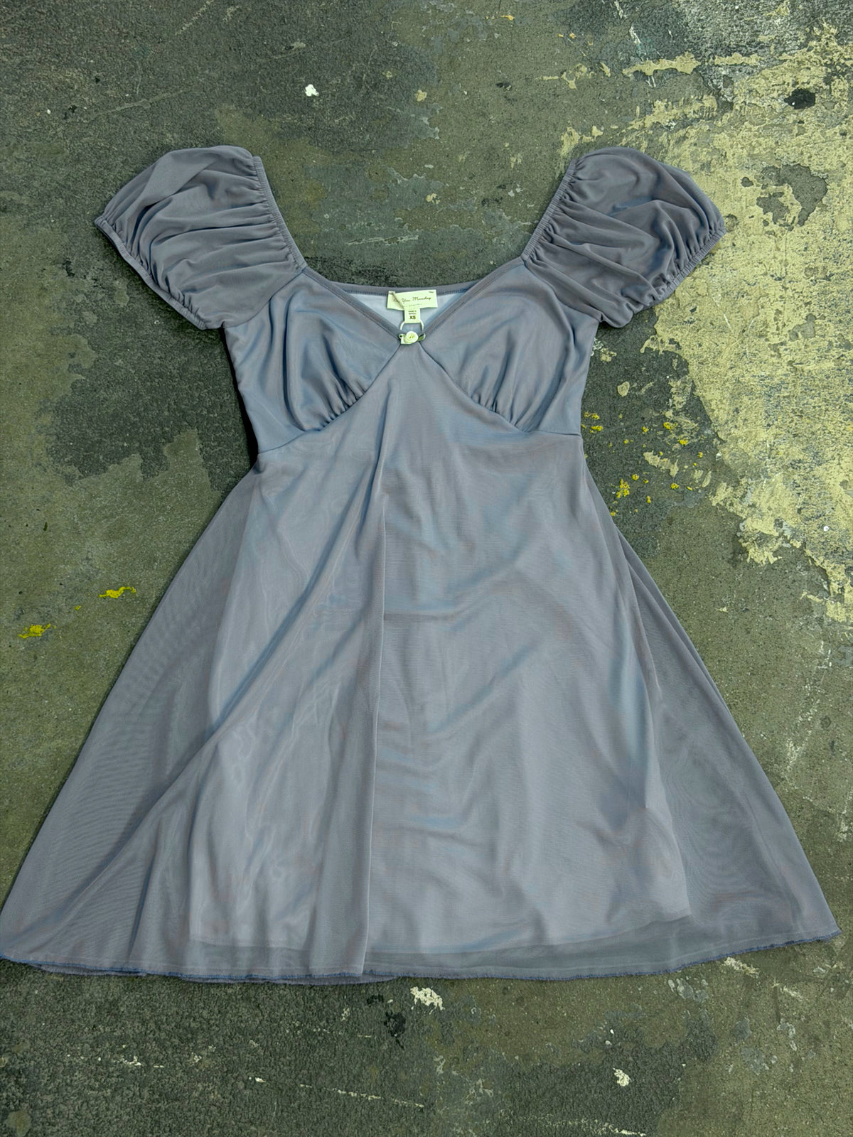 See you Monday Size XS Blue Dress